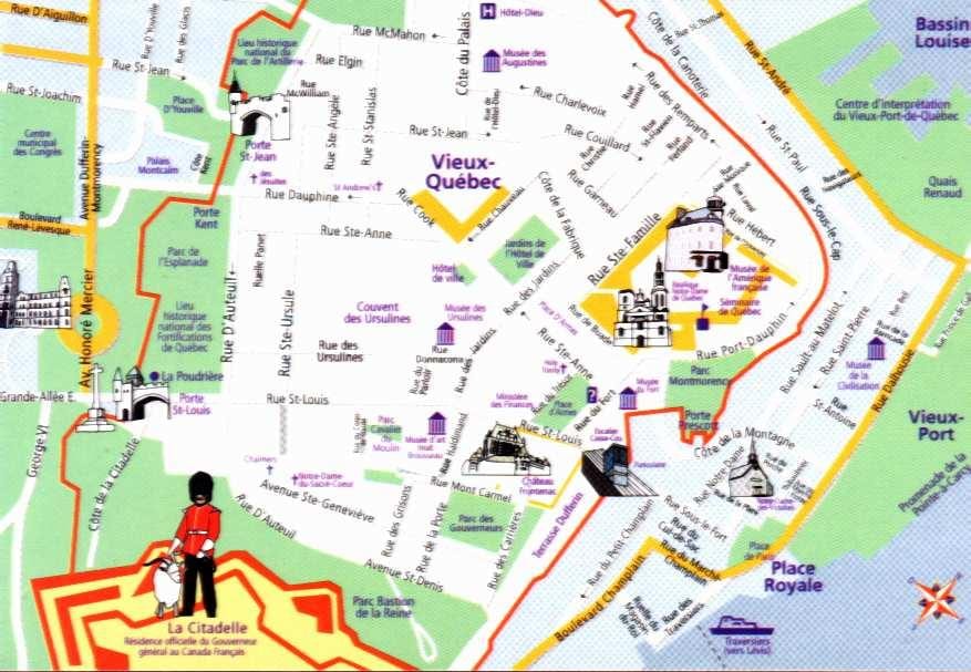 ou stad Quebec City map