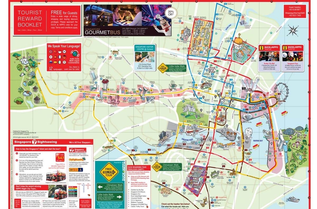 ou Quebec City walking tour kaart
